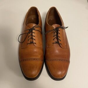 Allen Edmonds Benton 3448 Men's‎ US 10.5D Brown Leather Oxford Dress Shoes